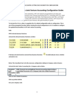 Basic Environment in Joint Venture Accounting-Configuration Guide