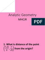 Analytic Geometry