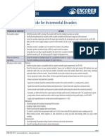 Trouble Shooting Guide For Incremental Encoders: Technical Bulletin