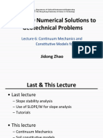 CIVL 4750 Numerical Solu5ons To Geotechnical Problems: Jidong Zhao