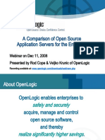 A Comparison of Open Source Application Servers For The Enterprise