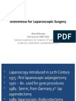 Anesthesia For Laparoscopic Surgery