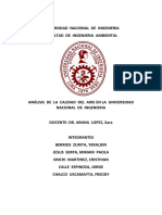 Analisis de La Calidad Del Aire en Diferentes Establecimientos de Universidad Nacional de Ingenieria