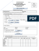 Junior Accountant-Clerk CTS Form