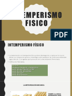 Intemperismo Fisico