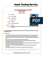 National Testing Service - PDF