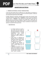 Electrotecnia 2-Magnitudes Electricas Teoría