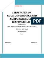 TERM PAPER Corporate Social Responsibility