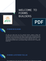 Welcome To Forms Builders: Find Your Dreams