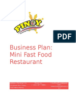 Business Plan: Mini Fast Food Restaurant