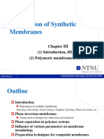 2-1 Preparation of Membranes-Polymeric Membranes