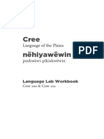 Cree Language of The Plains Workbook PDF