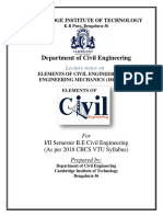 Department of Civil Engineering: Lecture Notes On