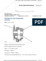 Oil Pump For The Transmission (1P4165) : Specifications