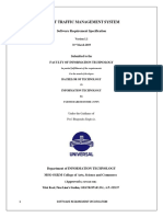 Smart Traffic Management System: Software Requirement Specification