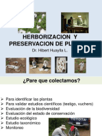 Herborizacion y Perservacion