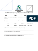 ICT JCB Chapter Test 2