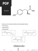 Tirosina y Formiato de Isobutilo