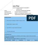 Sample Session Plan in CSS NC II