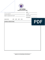 Cot-Rpms: General Observations