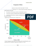 Paragenesis of Olivine