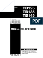 User Manual Takeuchi TB125-TB135-TB145 Es PDF