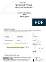 Engineering Physics: Einstein's Co-Efficient and 3-Level System