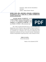 Contancia de Deposito Judicial, Yamir Enrique Oyola Samanamud