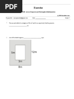 Exercise - Area of Squares and Rectangles