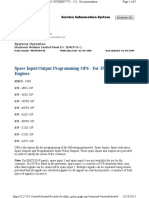 Spare Input Output Programming OP6 - For EUI and PEEC Engines