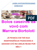 Bolos Caseiros Da Vovo Com Marrara Bortoloti (Independencia Financeira Ganhe Até 5000 Reais Por Mês em Casa)