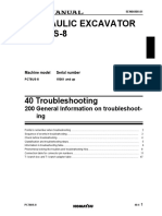 PC78US-8 General Information On Troubleshooting