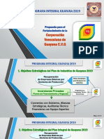 Programa para El Fortalecimientpo de CVG RESUMEN