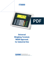 Universal Weighing Terminal, W&M Approved, For Industrial Use