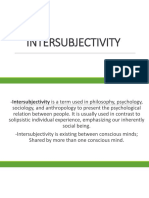 Intersubjectivity PPT