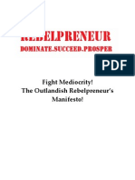 The Rebelpreneur Manifesto