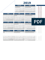 Yearly Calendar 5d3480cb5b785