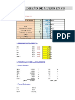 Diseño de Muros en Voladizo: Datos Generales