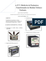 Labo 3 Medidas Medicion de Parametros Electricos en Transformador Trafomix