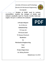 Design and Analysis of Camshafts (DOHC)