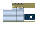 Simple Cash Book Template: Debit/Inward Credit/Outward Date Particulars Amount Rs. Date