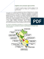 Columnas Estratigráficas de Las Principales Regiones Del Per