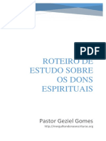 (Ebook) E0352 - Roteiro de Estudo Sobre Os Dons Espirituais