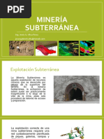 Minería Subterránea