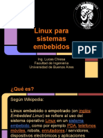 Linux para Sistemas Embebidos SASE 2012