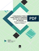 A Segurana Pblica Como Direito Fundamental Social Na Sociedade de Riscos Qual A Funo Do Direito Penal