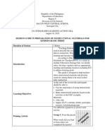 Session Guide in Preparation of Instructional Materials For Kinder-Grade Three Duration of Session