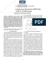 Forming of Hot Induction Bend From ERW Pipe of API 5L X70M Grade