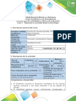 Guía de Actividades y Rúbrica de Evaluación - Fase 2 - Repensar La Sociedad Desde La Sociología