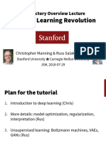 The Deep Learning Revolution: Introductory Overview Lecture